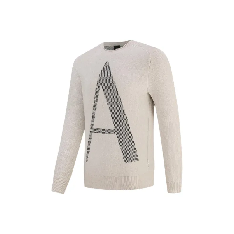 ARMANI EXCHANGEAE Knitwear Men's Light Coffee-2