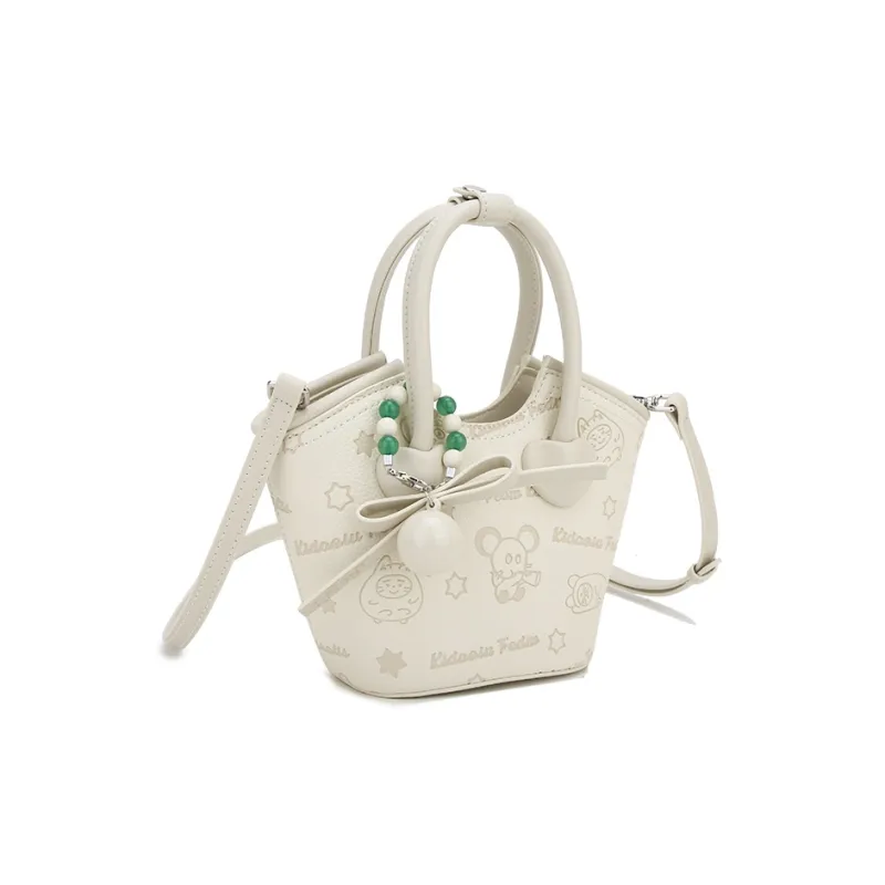 Carit&Koty PU Handbag Women's Pink/White-7