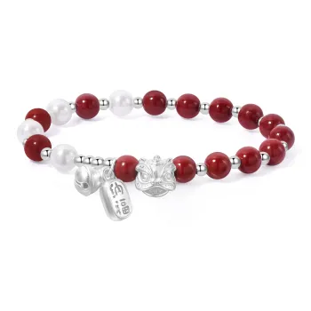 Branded Jewelry Natural Cinnabar Bracelets Women's