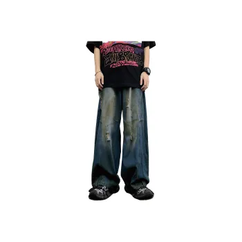 Zomuros Jeans Unisex Blue