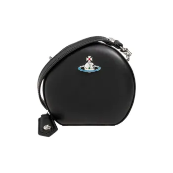 Vivienne Westwood Lambskin Shoulder Bag Women's Black