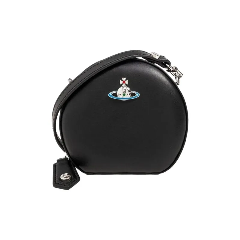 Vivienne Westwood Lambskin Shoulder Bag Women's Black-0