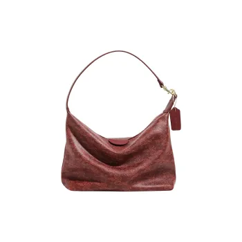 PAYOT Synthetic Leather Vermilion Shoulder Bag Women's Burgundy