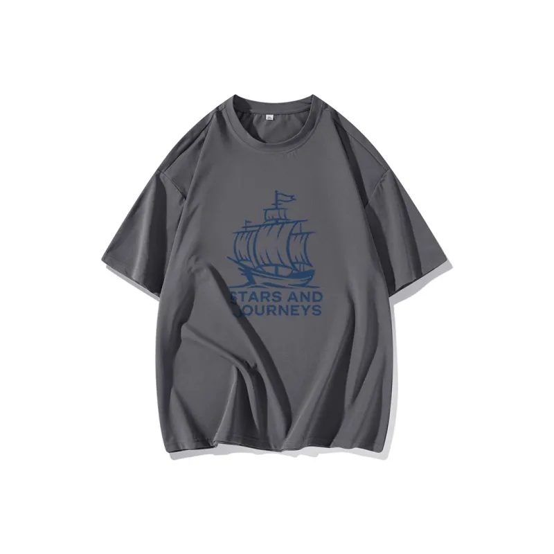 FAIRWHALE Drop Shoulder Sleeve T Shirt Women's-12