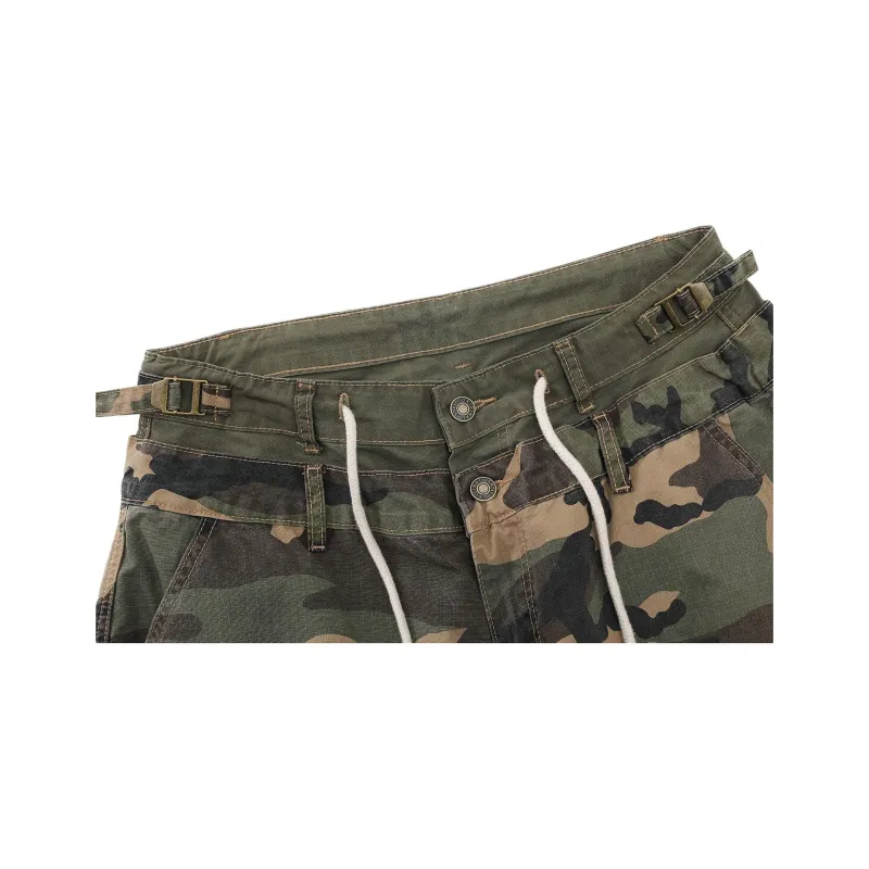 FAKE VINTAGE Casual Pants Unisex Camouflage-2