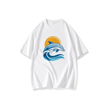 FAIRWHALE Drop Shoulder Sleeve T Shirt Women's