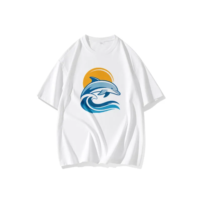 FAIRWHALE Drop Shoulder Sleeve T Shirt Women's-0