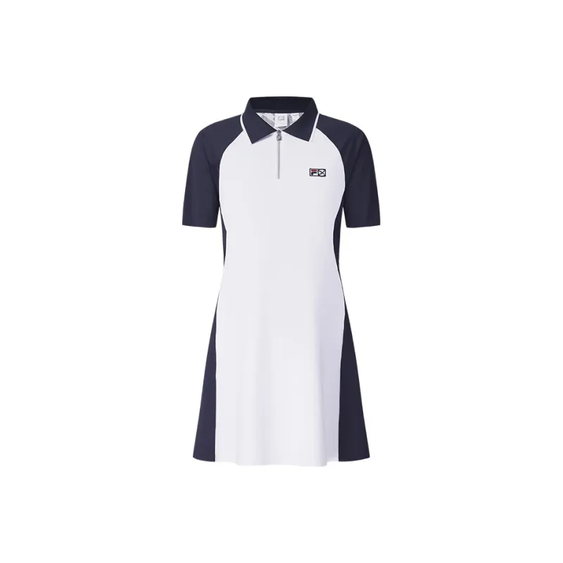 FILA Athletics Tennis Short Sleeved Dress Women's RD Royal Blue NV-0