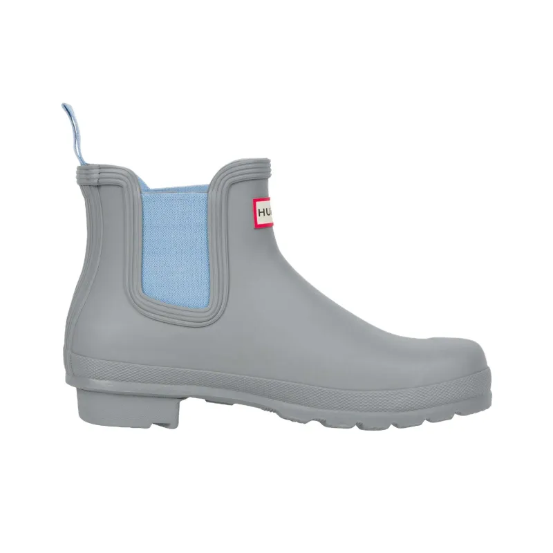 HUNTER Original Short Chelsea Boots Women's Gray-1