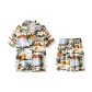 Seaside Coconut Tree[Short-Sleeved Shirt+Shorts]