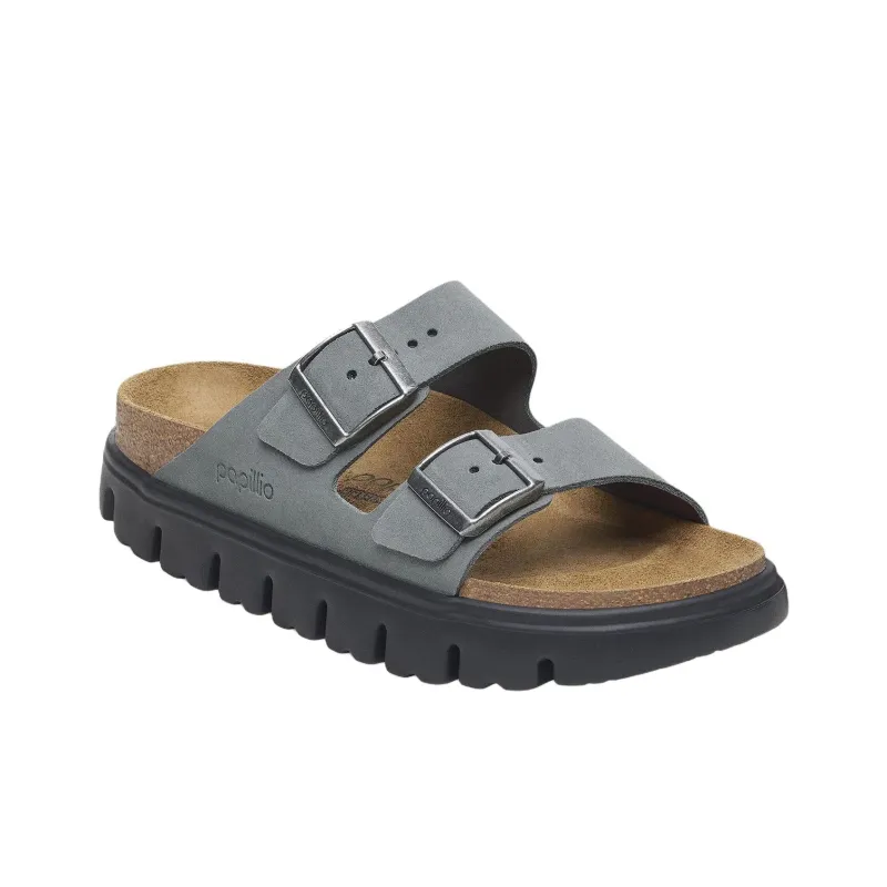 Birkenstock Arizona Chunky EVA Abrasion Resistant Slide Slippers Women's Gray-1