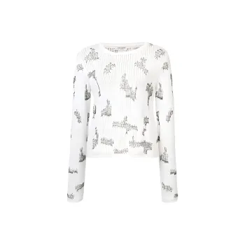 SAINT LAURENT Cashmere Sweater Women's White