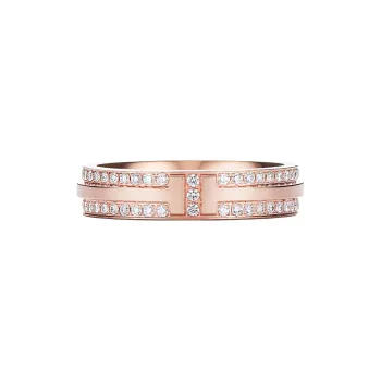 TIFFANY & CO. 18K Rose Gold Rings Unisex