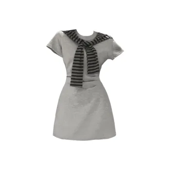 Mu Xiao Xin Short Sleeved Dress Women's