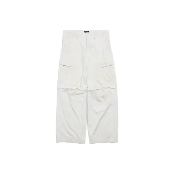 Balenciaga SS25 Casual Pants Loose Fit Men's White