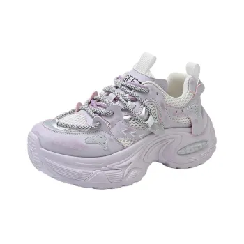 Daying Breathable Height Increase Low Top Chunky Sneakers Women's