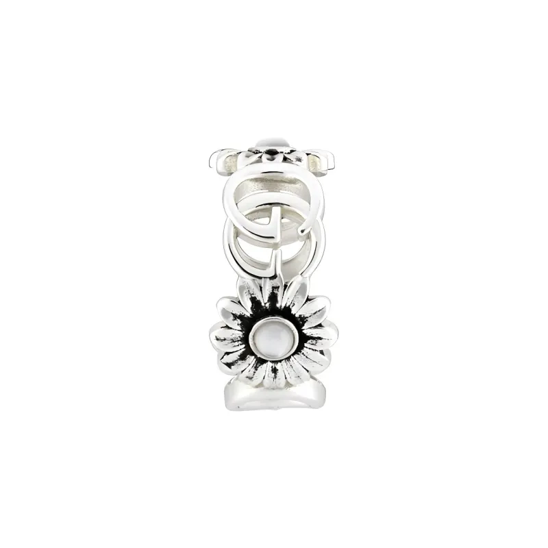 GUCCI 925 Sterling Silver Rings Women's Silver-3