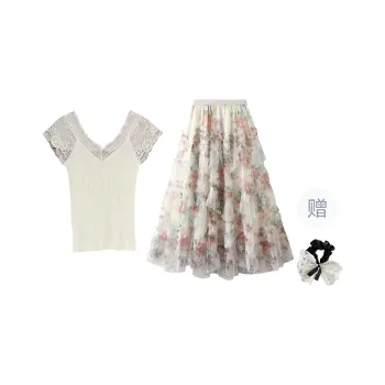 TUSHIFEI Two Piece Skirt Sets Women's