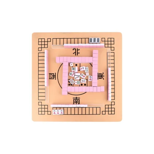 A Little Tide To Play Creative Refined Fun Multicolor Small Mahjong Set Board Games