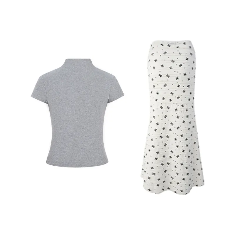 COVER TIME Two Piece Skirt Sets Women's-1
