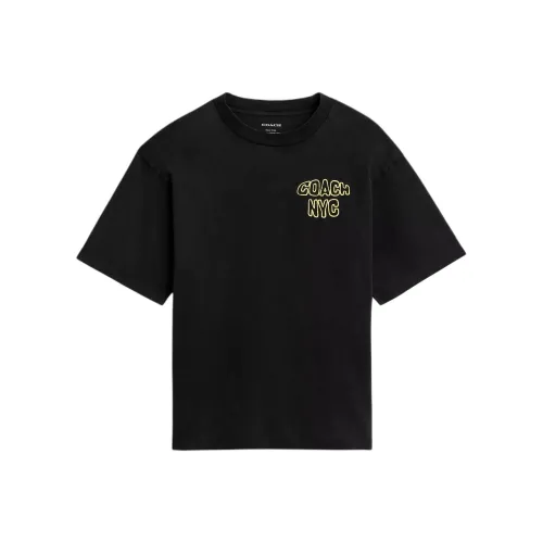 COACH T Shirts Men Black