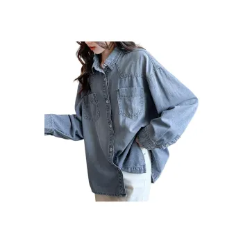 JEANSWEST Shirts Women's Light Blue