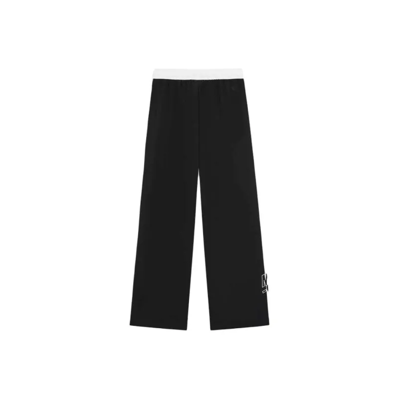 XTEP Sports Life Collection Casual Pants Women's Jet Black/Raw White-1