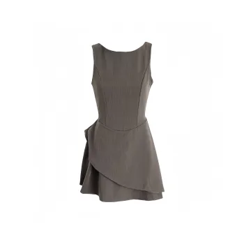 YGPRW Sleeveless Dresses Women's Gray