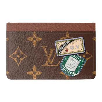 LOUIS VUITTON Monogram Canvas Card Holder Women's Multicolor