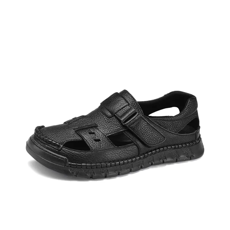 Abango Beach Sandals Men Black-1