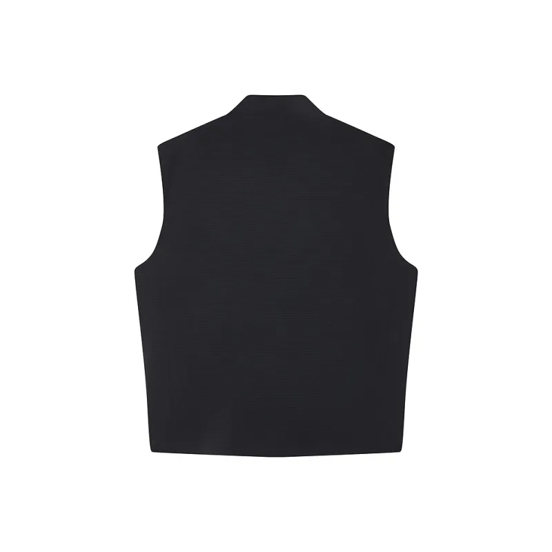 CROQUIS Black Thread Vest Men's-1