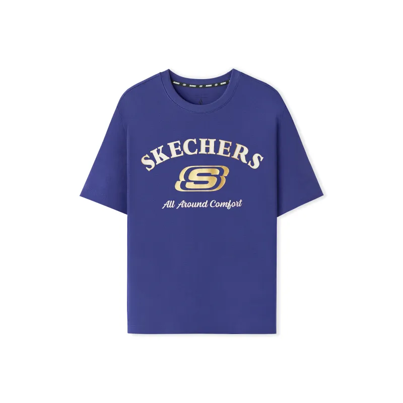 Skechers SS25 T Shirt Unisex Captain Purple 013D-0