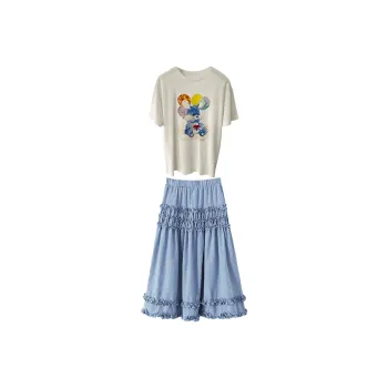 ZUKIZUKI Two Piece Skirt Sets Women's