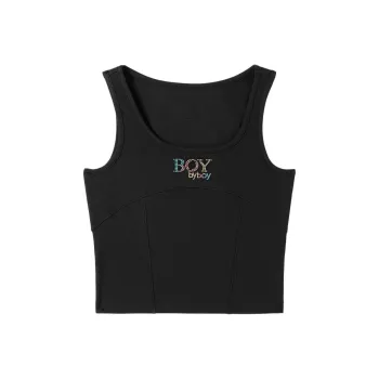 BOY BY BOY Tank Tops Women's Black