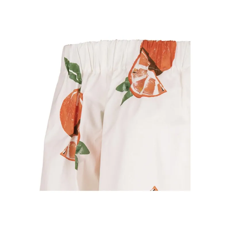MaxMara Curacao Printed Off Shoulder Top-3