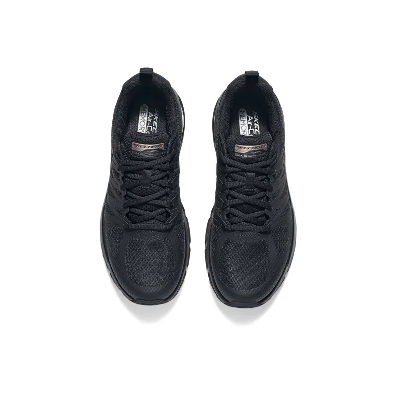 Skechers Cushioning Wear Resistant Low Top Casual Shoes Men's Black-2