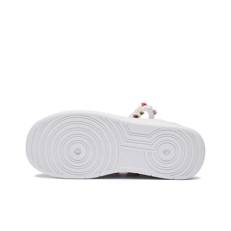 VKOI 1999 Wear resistant And Lightweight Low Top Skateboard Shoes Women's White-6
