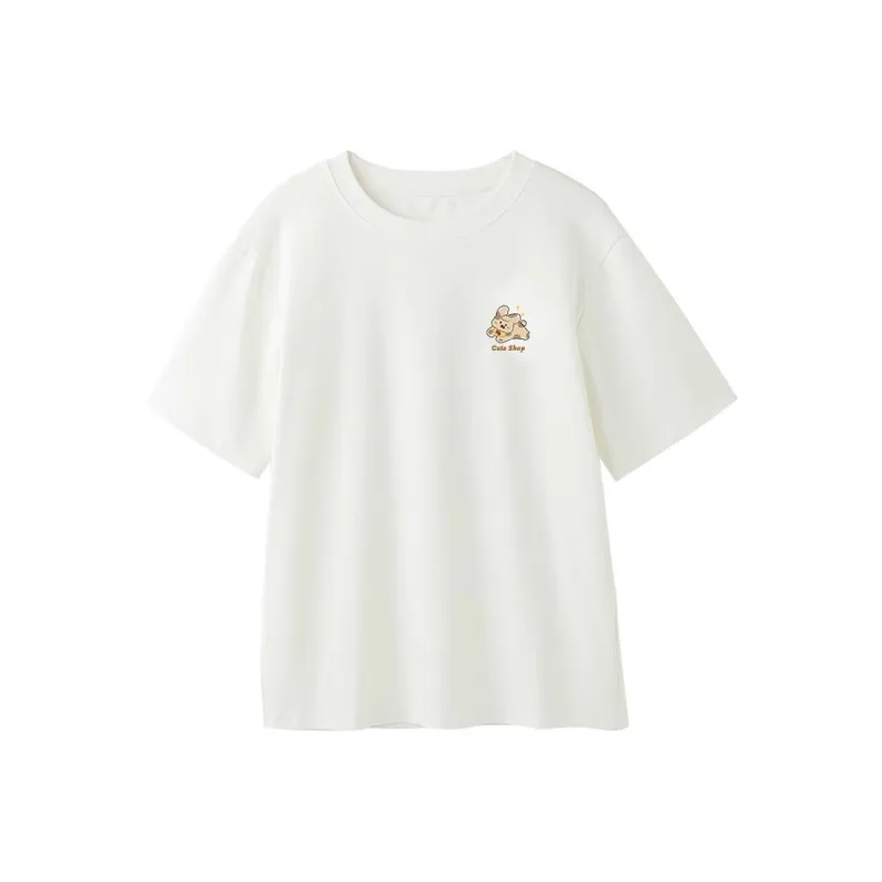 Puppytown T Shirts Women's White-0