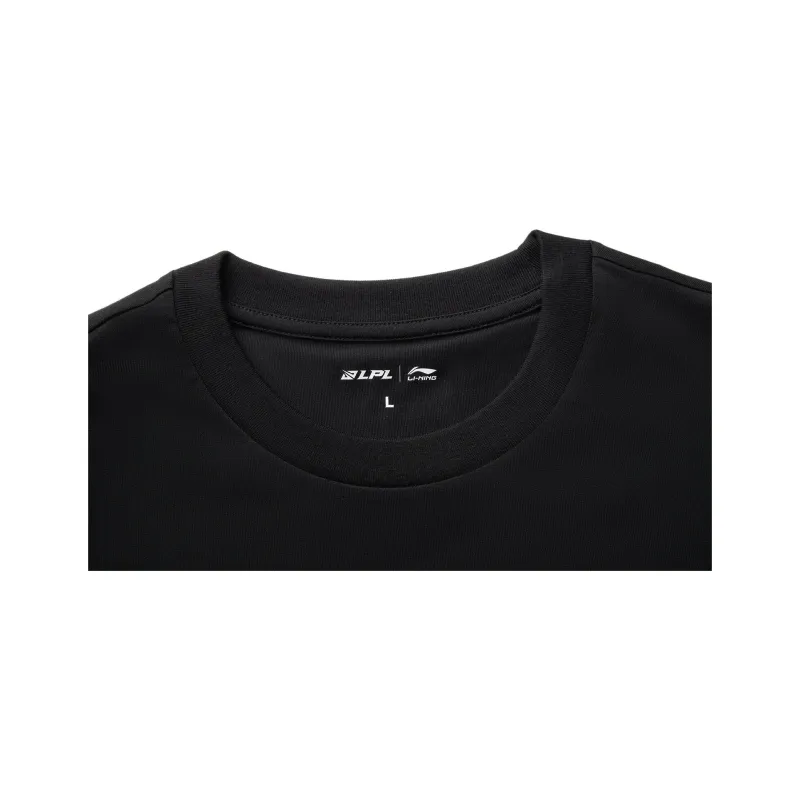 LiNing x LEAGUE OF LEGENDS Sports Life Collection T Shirt Men's Black-2