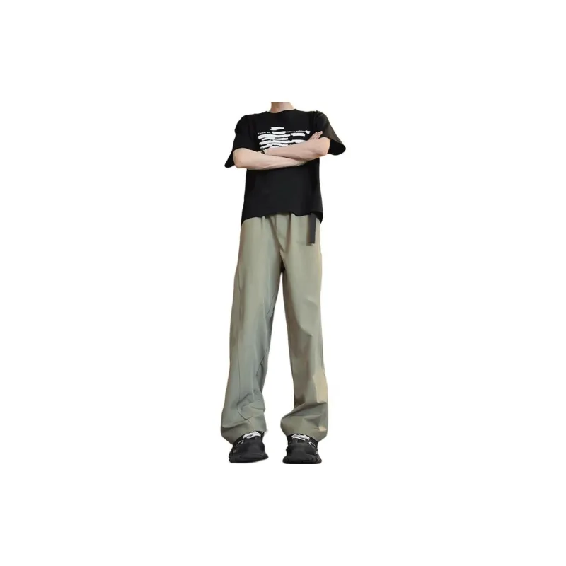 NOWSTIME Casual Pants Unisex Green-0