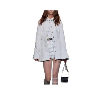 CHANEL 24 New Spring And Summer Arrivals Jackets Coats Women's White
