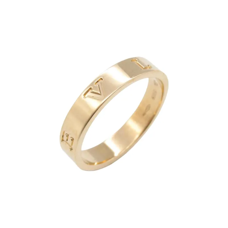 BVLGARI 18K Rose Gold Rings Unisex Pink Gold-2