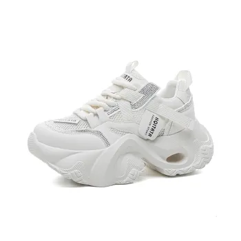 IHBOZ Abrasion Resistant Coverage Support Lightweight Low Top Chunky Sneakers Women's