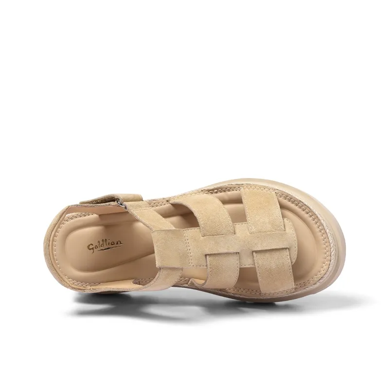 GOLDLION Roman Sandals 5CM Women's-7