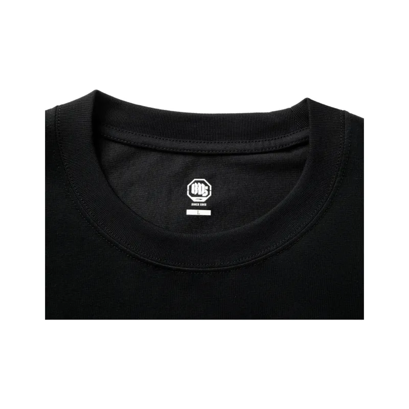 LiNing Basketball Collection T Shirt Men's Black-2