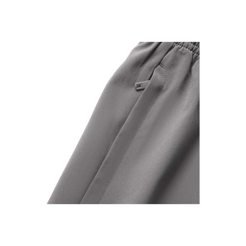 LiNing Fitness Series Sports Shorts Men's Road Gray Single Logo-6