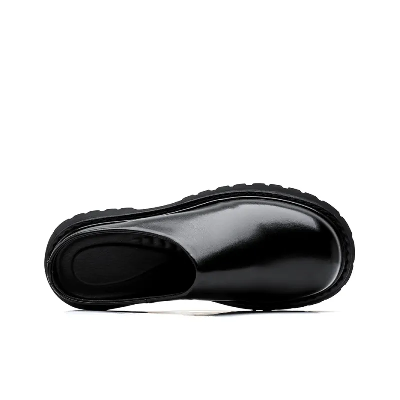 MADALLO Rubber Sole Abrasion Resistant Slip Resistant Closed Toe Slippers Men's-2