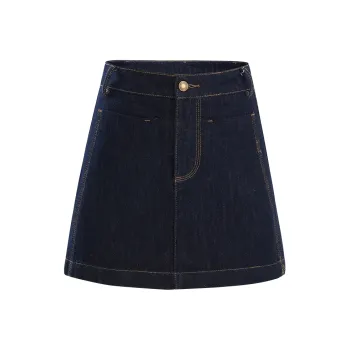 ZXZA Denim Short Skirts Women's
