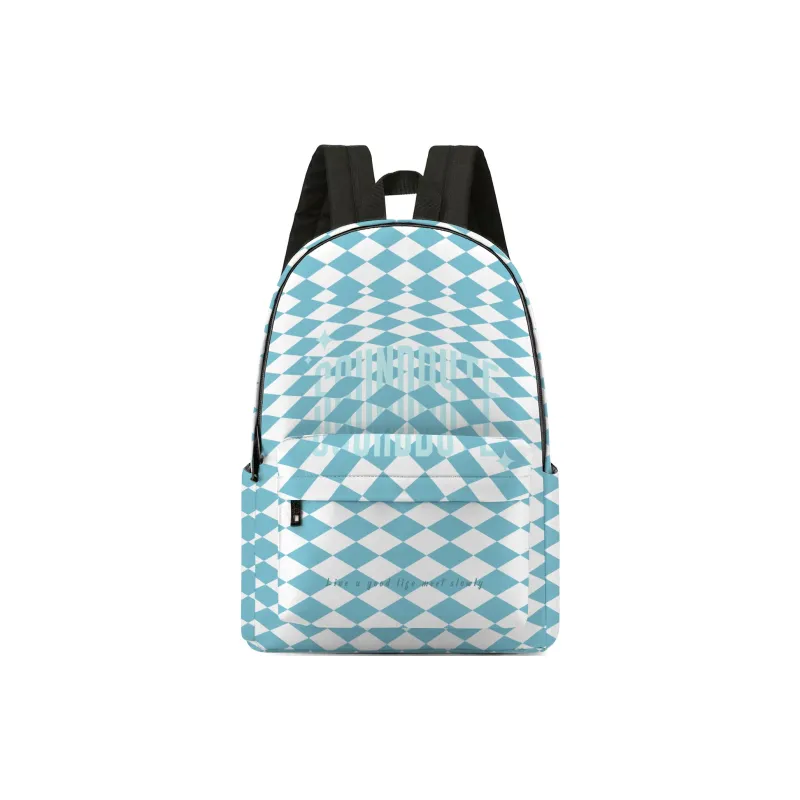 Soundbyte Polyester Backpack Regular Unisex White-6