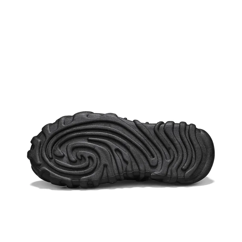 Binary Shoe Liner Cushioning, Lightweight, Breathable, Slip Resistant Low Top Chunky Sneakers Men's Black-4